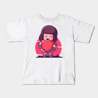 Sending love and good vibes Kids T-Shirt